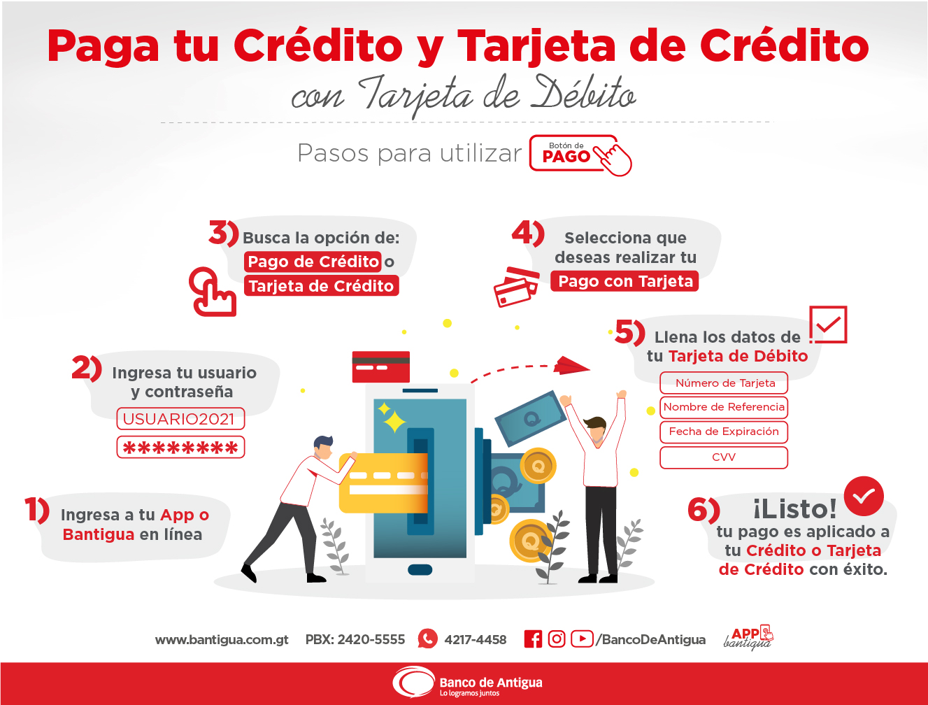 paga tu credito y tarjeta de credito