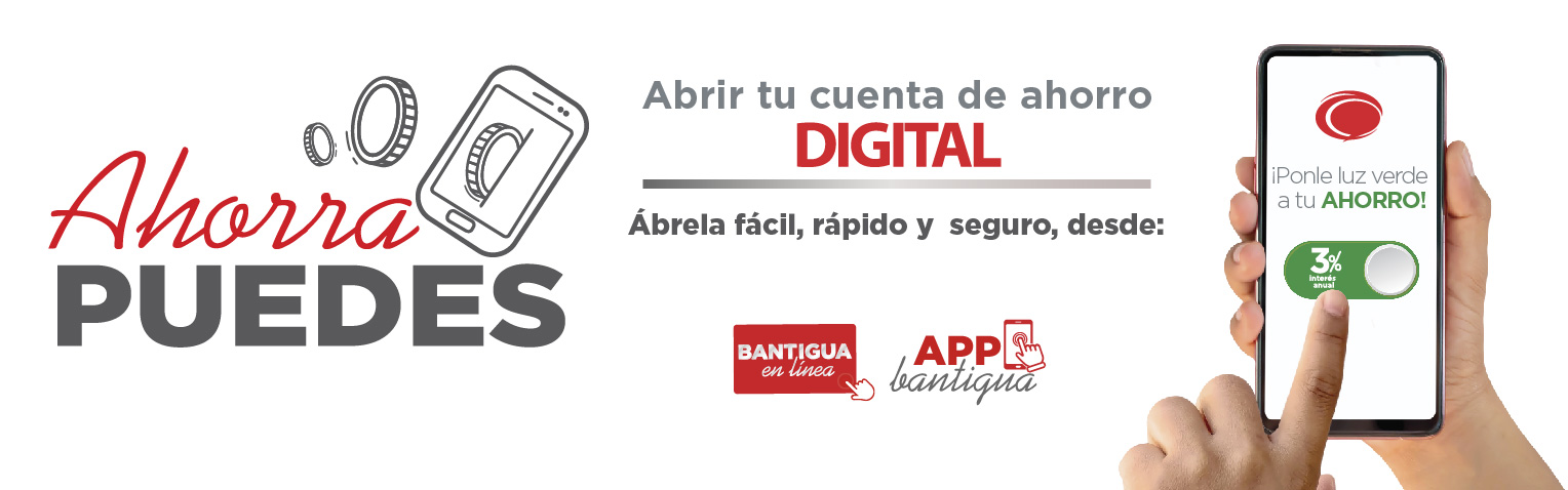 Abrir cuenta de ahorro digital