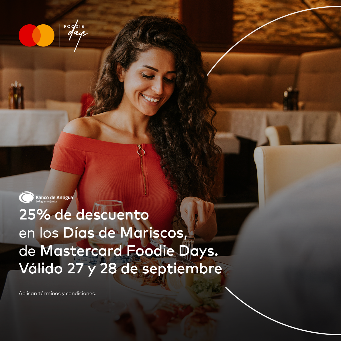 25% de descuento en mariscos