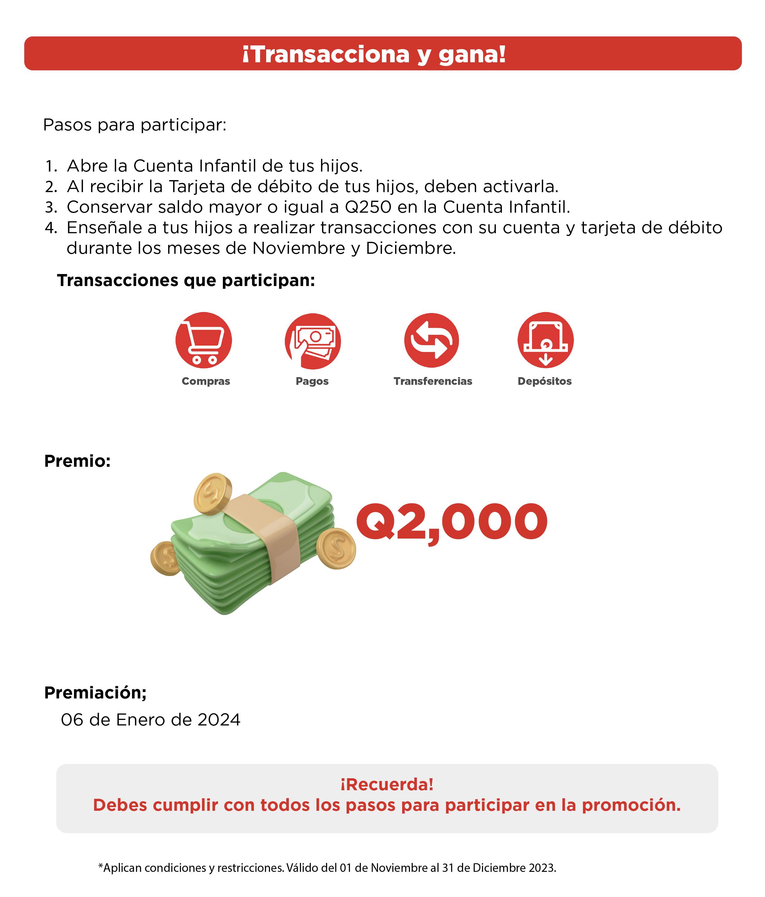 Promoción Cuenta de ahorro