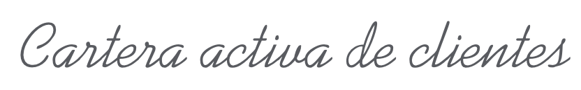 titulo cartera activa de clientes
