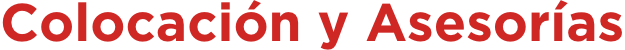 titulo colcación y asesorias